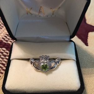 Ring with August birth stone